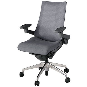 KJ-477JE-ZDT3 アクト2 背テクスチャードメッシュ 4D可動肘 アルミミラー脚 <配送時組立サービス付> イトーキ 69227719