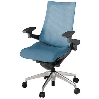 KJ-477JE-ZDB4 アクト2 背テクスチャードメッシュ 4D可動肘 アルミミラー脚 <配送時組立サービス付> イトーキ 69227771