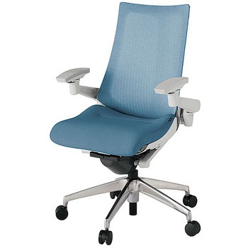 KJ-477JE-ZNB4 アクト2 背テクスチャードメッシュ 4D可動肘 アルミミラー脚 <配送時組立サービス付> イトーキ 69227911