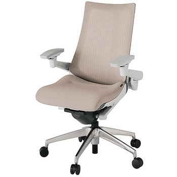 KJ-477JEM-ZNF6 アクト2 背テクスチャードメッシュ 4D可動肘 アルミミラー脚 <配送時組立サービス付> イトーキ 69227956