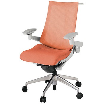 KJ-477JEH-ZND4 アクト2 背テクスチャードメッシュ 4D可動肘 ハンガー付 アルミミラー脚 <配送時組立サービス付> イトーキ 69228297