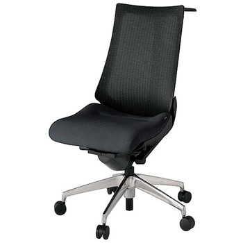 KJ-470JEHM-ZTT1 アクト2 背テクスチャードメッシュ ハンガー付 アルミミラー脚 <配送時組立サービス付> イトーキ 69229740