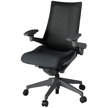 KJ-477JE-W2T1 アクト2 背テクスチャードメッシュ 4D可動肘 樹脂脚 <配送時組立サービス付> イトーキ 69230230