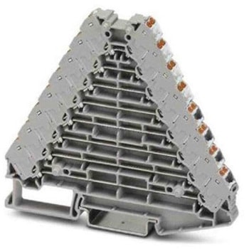 ヒューズ無しDINレール端子 プッシュイン PTRVシリーズ 8A 1袋 10個入 フエニックス・コンタクト