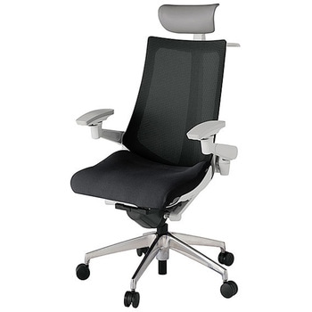 KJ-477JVYM-ZNT1 アクト2 背プレーンメッシュ 4D可動肘 ハンガー付 アルミミラー脚 <配送時組立サービス付> イトーキ 69233267