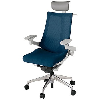 KJ-477JVYM-ZNB2 アクト2 背プレーンメッシュ 4D可動肘 ハンガー付 アルミミラー脚 <配送時組立サービス付> イトーキ 69233301