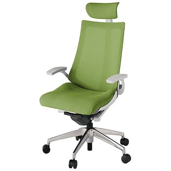 KJ-475JVEM-ZNQ7 アクト2 背プレーンメッシュ 固定肘 クロス張りヘッドサポート付 アルミミラー脚 <配送時組立サービス付> イトーキ 69235087