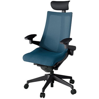 KJ-477JVF-T1N3 アクト2 背プレーンメッシュ 4D可動肘 ビニールレザー張りヘッドサポート 樹脂脚 <配送時組立サービス付> イトーキ 69235541