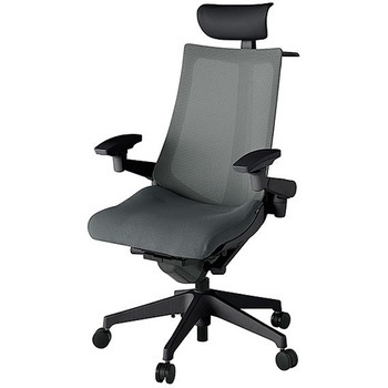 KJ-477JVY-T1C3 アクト2 背プレーンメッシュ 4D可動肘 ハンガー付 樹脂脚 <配送時組立サービス付> イトーキ 69235857