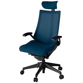 KJ-475JVE-T1B2 アクト2 背プレーンメッシュ 固定肘 クロス張りヘッドサポート付 樹脂脚 <配送時組立サービス付> イトーキ 69237677