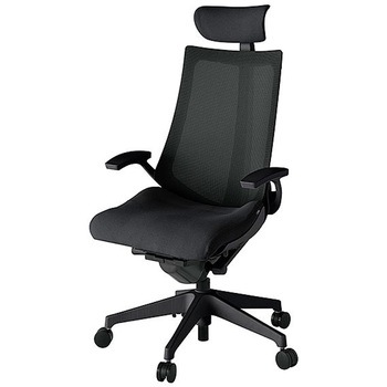 KJ-475JVEM-T1T1 アクト2 背プレーンメッシュ 固定肘 クロス張りヘッドサポート付 樹脂脚 <配送時組立サービス付> イトーキ 69237711