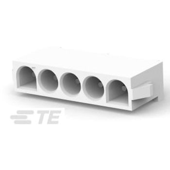 プラグハウジング 5極 ピッチ：6.35mm 1列 1袋 5個入 TE CONNECTIVITY