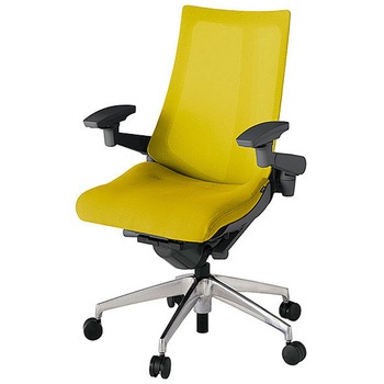 KJ-477JV-ZDU5 アクト2 背プレーンメッシュ 4D可動肘 アルミミラー脚 <配送時組立サービス付> イトーキ 69238526