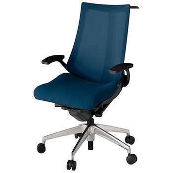 KJ-475JVHM-ZTB2 アクト2 背プレーンメッシュ 固定肘 ハンガー付 アルミミラー脚 <配送時組立サービス付> イトーキ 69239540