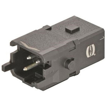 ヘビーデューティコネクタ Han 1A シリーズ オス 2極 10A 230 V、400 V 1A 09100022605 ハーティング