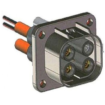ヘビーデューティパワーコネクタ 4極 40.0A 1.0 kV AMPHENOL