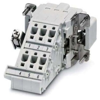 ヘビーデューティパワーコネクタ 6極 16A 500 V 1袋 5個入 フエニックス・コンタクト