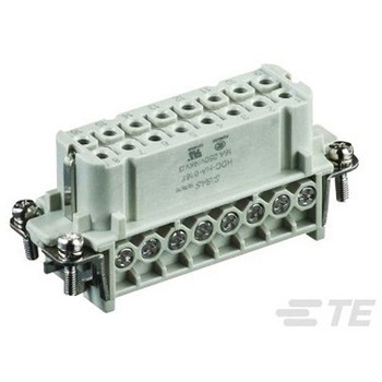 ヘビーデューティパワーコネクタ HDC HA シリーズ 16極 10A 250 V TE CONNECTIVITY