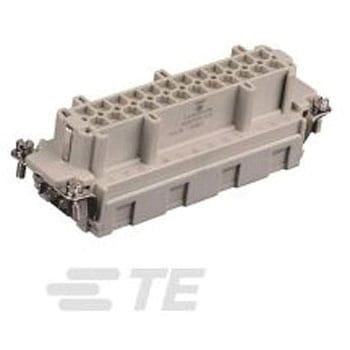 ヘビーデューティパワーコネクタ HDC HE シリーズ 24極 16A 500 V TE CONNECTIVITY