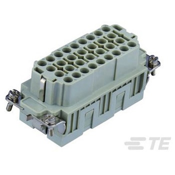 ヘビーデューティパワーコネクタ HDC HE シリーズ メス 32極 16A 500 V 1箱 5個入 TE CONNECTIVITY