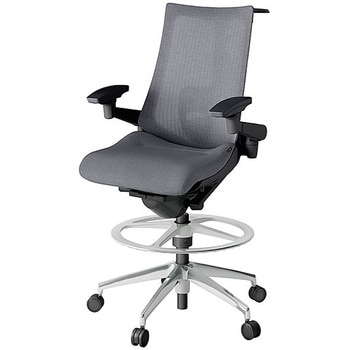 KJ-457JEHP-ZTT3 アクト2 背テクスチャードメッシュ 4D可動肘 ランバーサポート付 ハンガー付 アルミミラー脚 <配送時組立サービス付> イトーキ 69242909