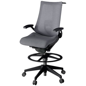 KJ-455JEHP-T1T3 アクト2 背テクスチャードメッシュ 固定肘 ランバーサポート付 ハンガー付 樹脂脚 <配送時組立サービス付> イトーキ 69245666