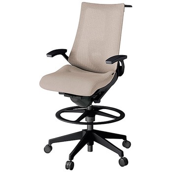 KJ-455JEHP-T1F6 アクト2 背テクスチャードメッシュ 固定肘 ランバーサポート付 ハンガー付 樹脂脚 <配送時組立サービス付> イトーキ 69245700