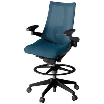 KJ-457JVP-T1N3 アクト2 背プレーンメッシュ 4D可動肘 ランバーサポート付 樹脂脚 <配送時組立サービス付> イトーキ 69246339