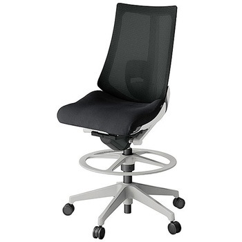 KJ-450JVP-GNT1 アクト2 背プレーンメッシュ 肘ランバーサポート付 樹脂脚 <配送時組立サービス付> イトーキ 69247127