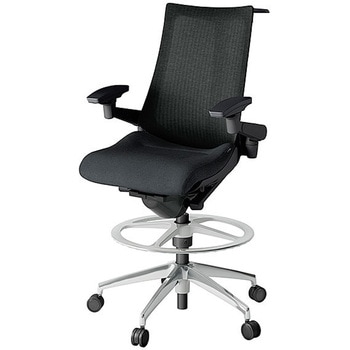 KJ-477JEHP-ZTT1 アクト2 背テクスチャードメッシュ 4D可動肘 ハンガー付 アルミミラー脚 <配送時組立サービス付> イトーキ 69247581