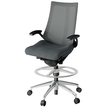 KJ-475JVP-ZTC3 アクト2 背プレーンメッシュ 固定肘 アルミミラー脚 <配送時組立サービス付> イトーキ 69249008