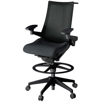 KJ-477JEHP-T1T1 アクト2 背テクスチャードメッシュ 4D可動肘 ハンガー付 樹脂脚 <配送時組立サービス付> イトーキ 69249927