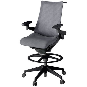 KJ-477JEHP-T1T3 アクト2 背テクスチャードメッシュ 4D可動肘 ハンガー付 樹脂脚 <配送時組立サービス付> イトーキ 69249936