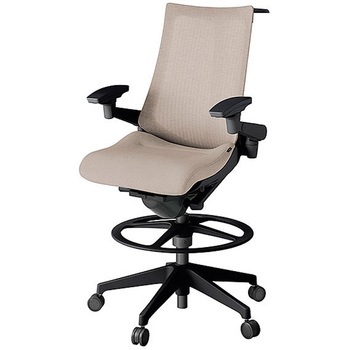 KJ-477JEHP-T1F6 アクト2 背テクスチャードメッシュ 4D可動肘 ハンガー付 樹脂脚 <配送時組立サービス付> イトーキ 69249970