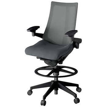 KJ-477JVP-T1C3 アクト2 背プレーンメッシュ 4D可動肘 樹脂脚 <配送時組立サービス付> イトーキ 69250986