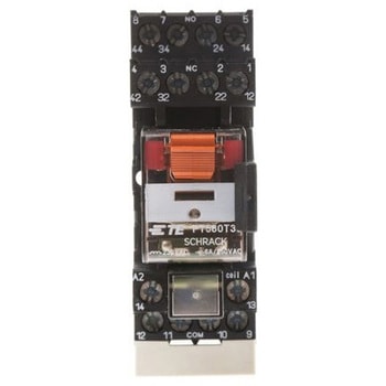 リレー 230V ac 4c接点 DIN Railタイプ TE CONNECTIVITY