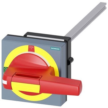 ロータリハンドル 3KF サイズ 3用 赤/黄 100mm Sentron 8UD SIEMENS