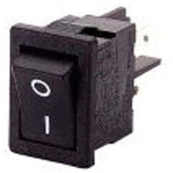 ロッカースイッチ 単極単投 SPST イルミネーション：なし カットアウト幅：12.9mm 1箱 1000個入 BULGIN