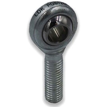 ロッド端 M8 オス 炭素鋼 ボア8mm 全長53mm Metric Thread Standard オス LDK