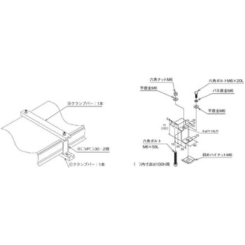 EVPH-30-300 �P�[�u�����b�N�p�J�o�[ �㉺�J�o�[��t�Œ���� �J�i�t�W�d�H ��300mm 1�g EVPH-30-300 69269990