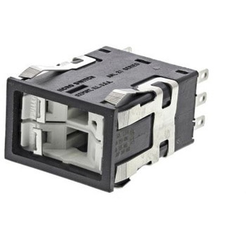 押しボタンスイッチ モーメンタリ パネルマウント 双極双投 DPDT - ハネウェル
