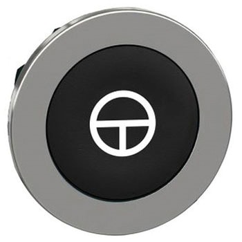 押ボタンヘッド ZB4 モーメンタリ 黒 シュナイダーエレクトリック