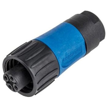 丸型コネクタ 3 + PE極 スタンダード ケーブルマウント AMPHENOL