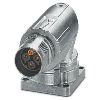 丸型コネクタ 4極 17 mm ケーブルマウント フエニックス・コンタクト