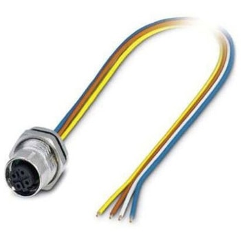 丸型コネクタ 4極 M12 背面取り付け フエニックス・コンタクト
