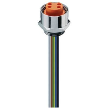 丸型コネクタ 4極 前面取り付け 97890 RKF 40/11-02/1 7 M Lumberg Automation