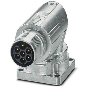 丸型コネクタ 7極 17 mm ケーブルマウント - フエニックス・コンタクト