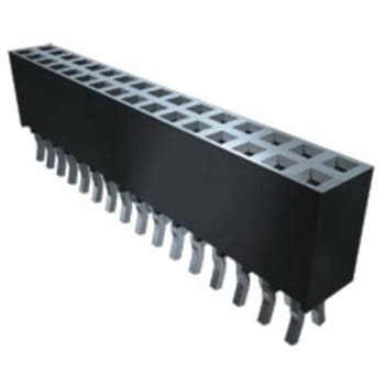 基板接続用ソケット 24 極 2.54mm 1 列 スルーホール SAMTEC