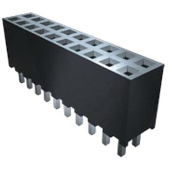 基板接続用ソケット 28 極 2mm 2 列 スルーホール SAMTEC