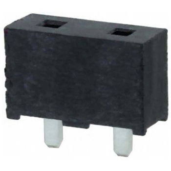 基板接続用ソケット 2 極 6.35mm 1 列 スルーホール 1袋 2個入 - SAMTEC